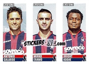 Sticker Galardo / Eramo / Addae - Calciatori 2012-2013 n. 552 - Panini
