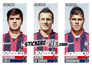 Sticker Calil / De Giorgio / Torromino - Calciatori 2012-2013 - Panini