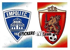 Sticker Scudetto Empoli - Grosseto - Calciatori 2012-2013 n. 555 - Panini