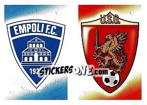 Sticker Scudetto Empoli - Grosseto