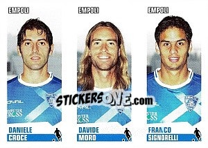 Cromo Croce / Moro / Signorelli - Calciatori 2012-2013 - Panini