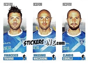 Sticker Francesco Tavano / Massimo Maccarone / Coralli - Calciatori 2012-2013 - Panini
