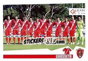 Cromo Squadra - Grosseto - Calciatori 2012-2013 - Panini