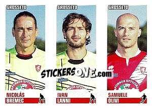 Sticker Bremec / Lanni / Olivi - Calciatori 2012-2013 n. 564 - Panini