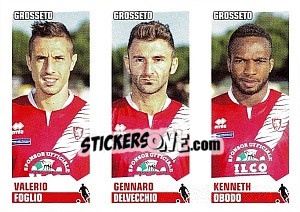 Sticker Foglio / Gennaro Delvecchio / Obodo - Calciatori 2012-2013 - Panini