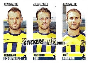 Sticker Scognamiglio / Zito / Genevier - Calciatori 2012-2013 n. 573 - Panini