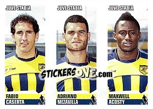 Sticker Caserta / Mezavilla / Acosty - Calciatori 2012-2013 - Panini