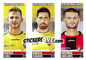 Sticker Leali / Casadei / Aquilanti - Calciatori 2012-2013 n. 579 - Panini