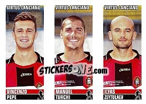 Sticker Pepe / Turchi / Zeytulaev - Calciatori 2012-2013 - Panini