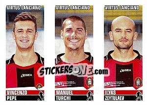 Cromo Pepe / Turchi / Zeytulaev - Calciatori 2012-2013 - Panini