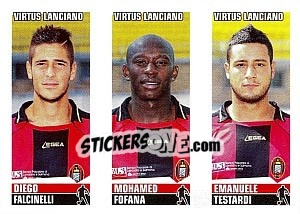 Sticker Falcinelli / Fofana / Testardi - Calciatori 2012-2013 n. 584 - Panini