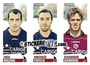 Sticker Mazzoni / Fiorillo / Bernardini - Calciatori 2012-2013 n. 586 - Panini