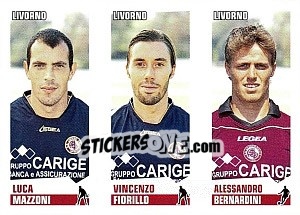 Sticker Mazzoni / Fiorillo / Bernardini - Calciatori 2012-2013 - Panini