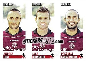 Cromo Luci / Belingheri / Schiattarella - Calciatori 2012-2013 - Panini