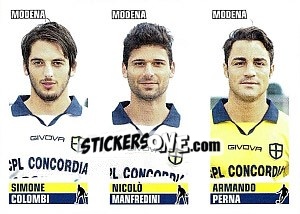 Sticker Colombi / Manfredini / Perna - Calciatori 2012-2013 n. 594 - Panini