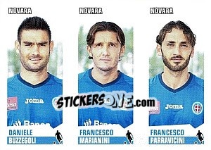 Sticker Buzzegoli / Marianini / Parravicini - Calciatori 2012-2013 n. 604 - Panini