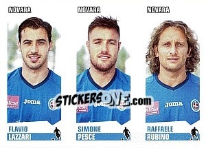 Sticker Lazzari / Pesce / Rubino - Calciatori 2012-2013 n. 605 - Panini