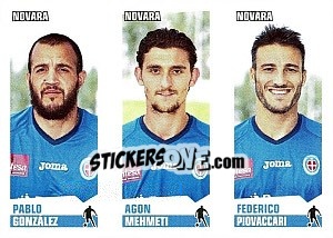 Sticker González / Mehmeti / Piovacarri - Calciatori 2012-2013 - Panini