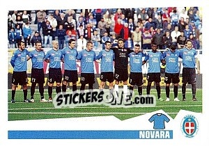 Cromo Squadra - Novara - Calciatori 2012-2013 n. 607 - Panini