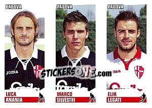 Sticker Anania / Silvestri / Legati - Calciatori 2012-2013 n. 609 - Panini