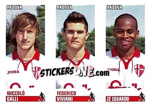 Sticker Galli / Viviani / Zé Eduardo - Calciatori 2012-2013 - Panini