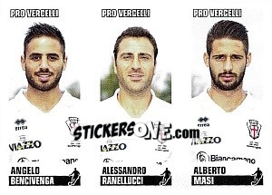 Sticker Bencivenga / Ranellucci / Masi - Calciatori 2012-2013 n. 617 - Panini