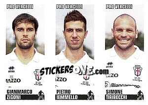 Sticker Zigoni / Iemmello / Tiribocchi - Calciatori 2012-2013 n. 621 - Panini