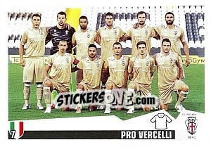 Cromo Squadra - Pro Vercelli - Calciatori 2012-2013 - Panini