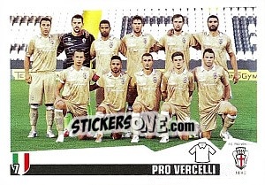 Sticker Squadra - Pro Vercelli - Calciatori 2012-2013 n. 622 - Panini