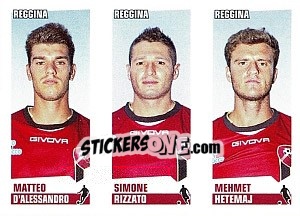 Cromo D'Alessandro / Rizzato / Hetemaj - Calciatori 2012-2013 - Panini