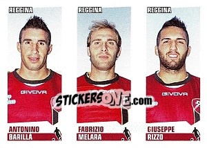 Sticker Barillà / Melara / Rizzo - Calciatori 2012-2013 n. 627 - Panini