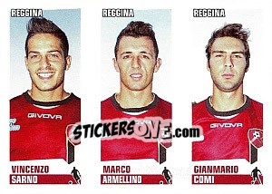 Cromo Sarno / Armellino / Comi - Calciatori 2012-2013 - Panini