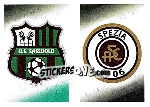 Sticker Scudetto Sassuolo - Spezia - Calciatori 2012-2013 n. 630 - Panini