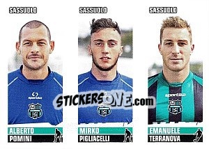 Sticker Pomini / Pigliacelli / Terranova - Calciatori 2012-2013 n. 631 - Panini