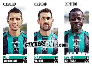 Figurina Marzorati / Valeri / Chibsah - Calciatori 2012-2013 - Panini