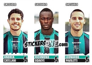 Sticker Catellani / Boakye / Pavoletti - Calciatori 2012-2013 n. 636 - Panini