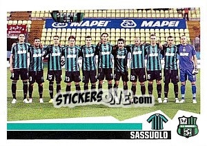 Cromo Squadra - Sassuolo - Calciatori 2012-2013 - Panini
