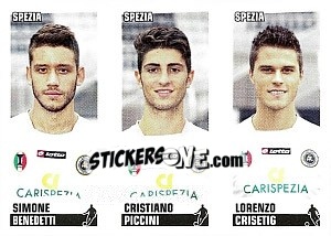 Sticker Benedetti / Piccini / Crisetig - Calciatori 2012-2013 n. 641 - Panini