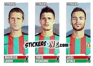 Sticker Lauro / Pisacane / Vitale - Calciatori 2012-2013 - Panini