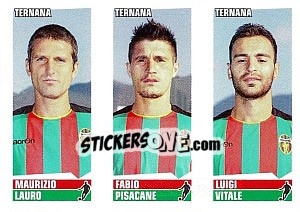 Sticker Lauro / Pisacane / Vitale - Calciatori 2012-2013 n. 647 - Panini