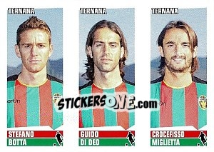 Sticker Botta / Di Deo / Miglietta - Calciatori 2012-2013 - Panini
