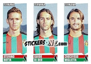 Cromo Botta / Di Deo / Miglietta - Calciatori 2012-2013 - Panini