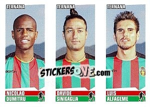 Sticker Dumitru / Sinigaglia / Alfageme - Calciatori 2012-2013 - Panini