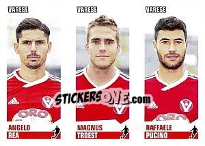 Sticker Rea / Troest / Pucino - Calciatori 2012-2013 n. 655 - Panini