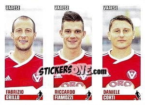 Sticker Grillo / Fiamozzi / Corti - Calciatori 2012-2013 n. 656 - Panini