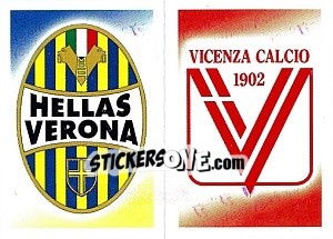 Cromo Scudetto Hellas Verona - Vicenza - Calciatori 2012-2013 - Panini