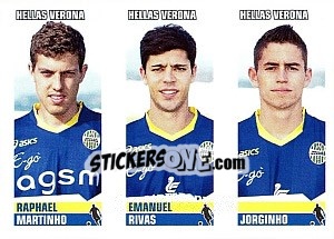 Sticker Martinho / Rivas / Jorginho - Calciatori 2012-2013 n. 665 - Panini