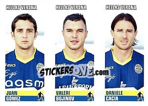 Sticker Gómez / Valeri Bojinov / Cacia - Calciatori 2012-2013 n. 666 - Panini