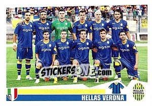 Cromo Squadra - Hellas Verona - Calciatori 2012-2013 - Panini