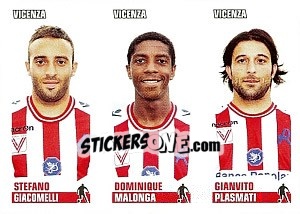 Sticker Giacomelli / Malonga / Plasmati - Calciatori 2012-2013 n. 674 - Panini